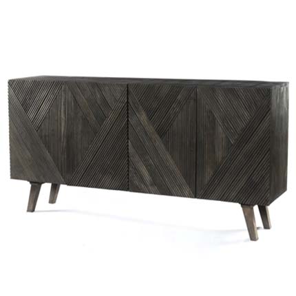 4 DOOR PATTERN SIDEBOARD