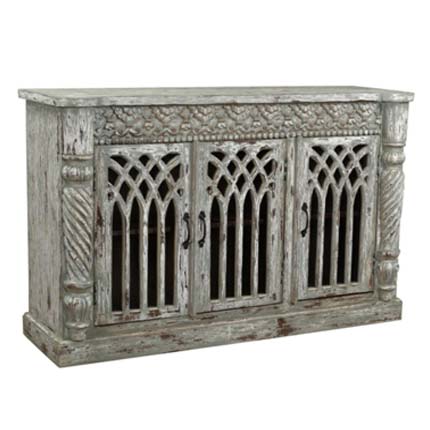 3 GLASS DOOR SIDEBOARD - 2