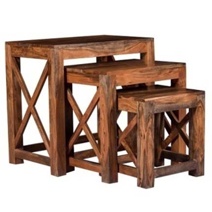 S/3 Stool (brown finish)